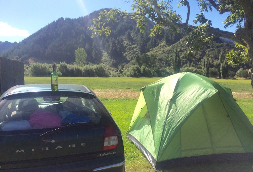 Campsite Marvin New Zealand Green Tent